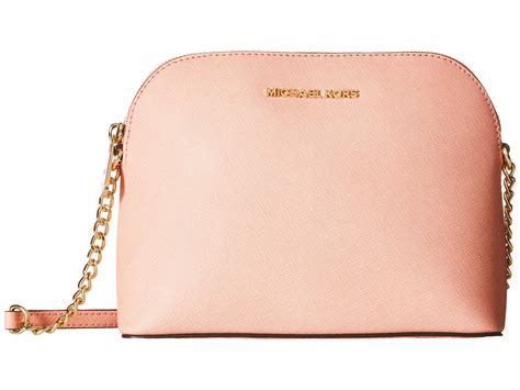 michael kors pink crossbody lg dome crossbody leather|MICHAEL Michael Kors Crossgrain Leather Dome Crossbody.